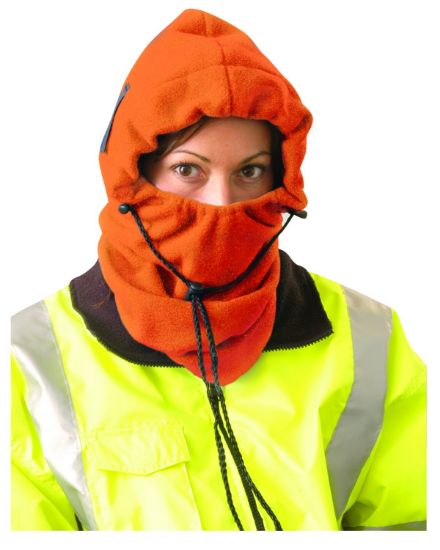 High Vis Orange Occunomix 3 in 1 Balaclava