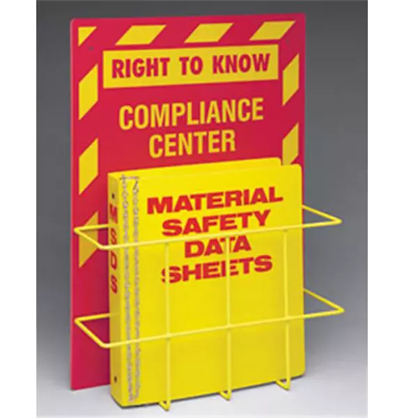 Right to Know Compliance Center w/ MSDS Binder