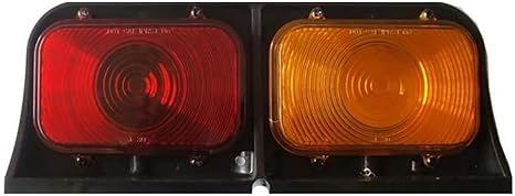 Ag Light Red/Amber Left side;4-wire w/brake light incandescent