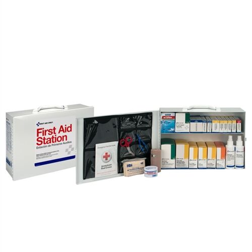 Metal ANSI First Aid Station Cabinets (Empty) - 2-Shelf First Aid Cabinet