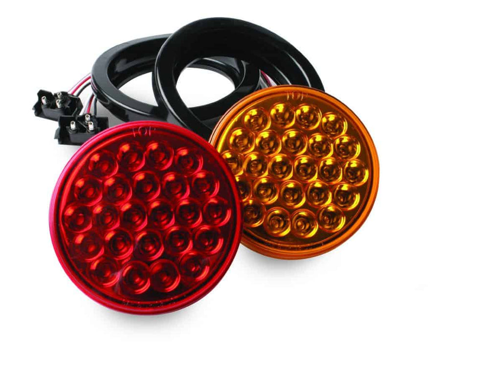 4" Round 24 LED Light w/ Mirror,