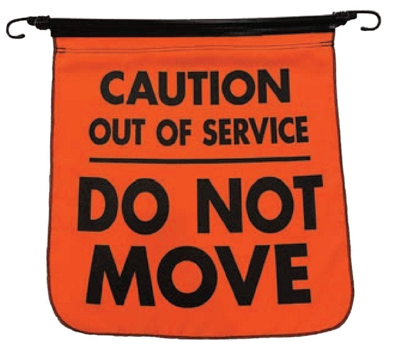 18" Out of Service Flag with Bungee