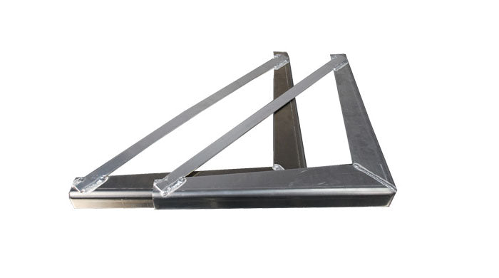 18" x 18" Under Body Bracket .125 thick smooth aluminum (1 pair)