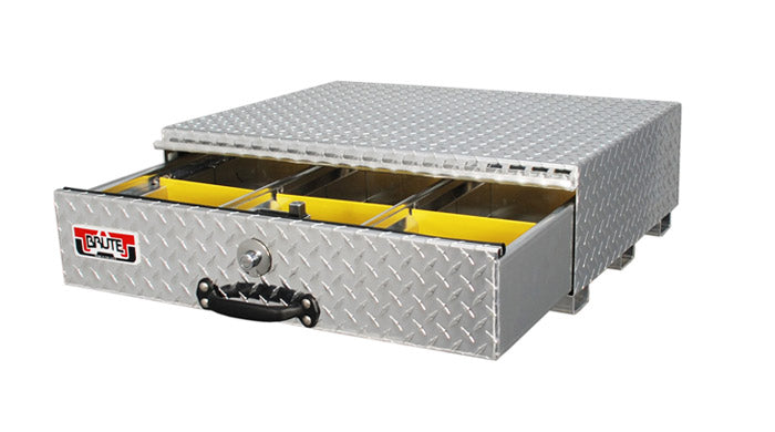 30" x 9.5" x 24" x .100 thick diamond, Bed Safe Roller Drawer Box