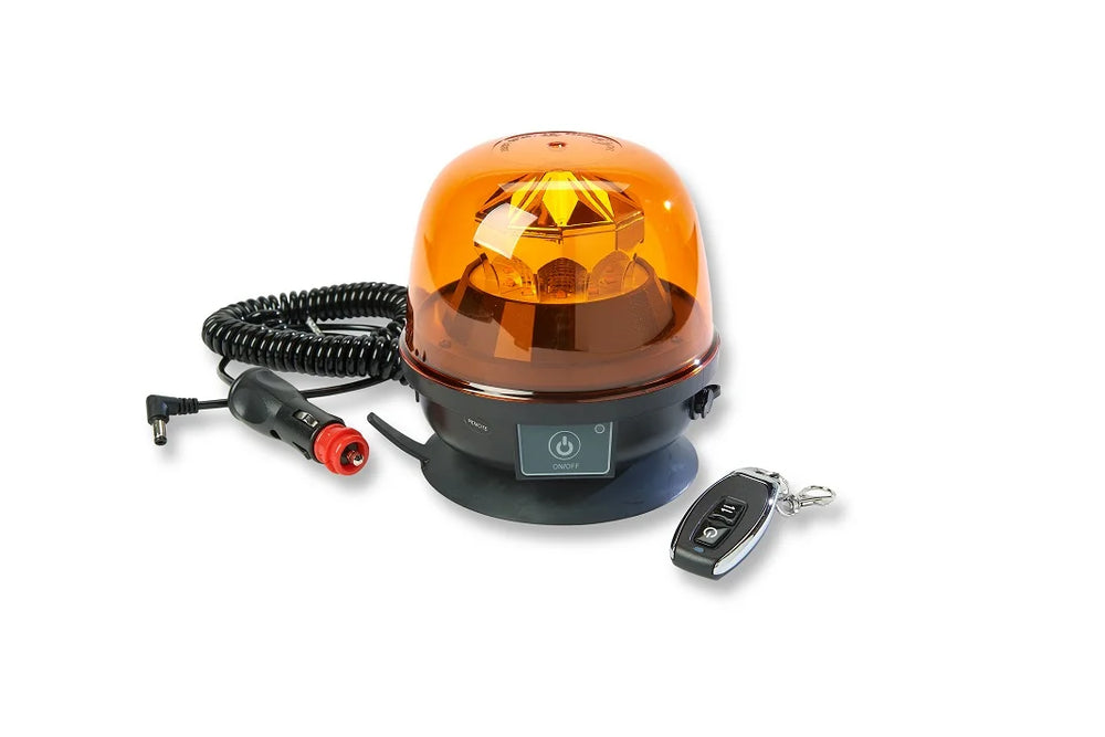 
                      
                        Amber LED Magnetic Beacon w/ Remote Control
                      
                    