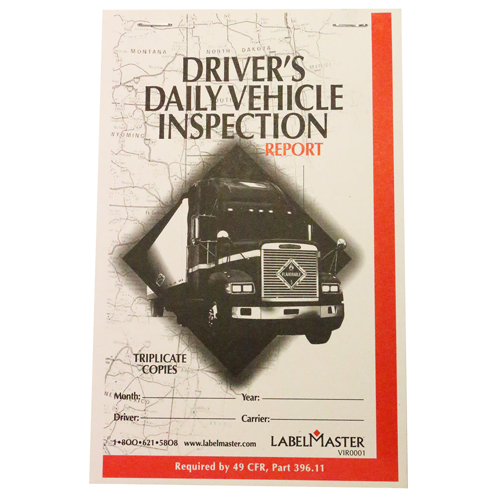 Vehicle Inspection Log Book