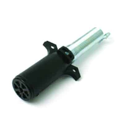 
                      
                        7 Round, Heavy Duty Black ABS Plug, Spring Wire Guard
                      
                    