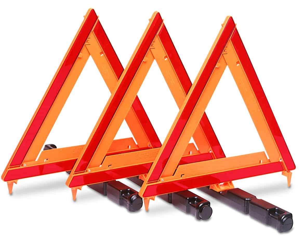 Emergency Warning Triangle Kit (3 Triangles)