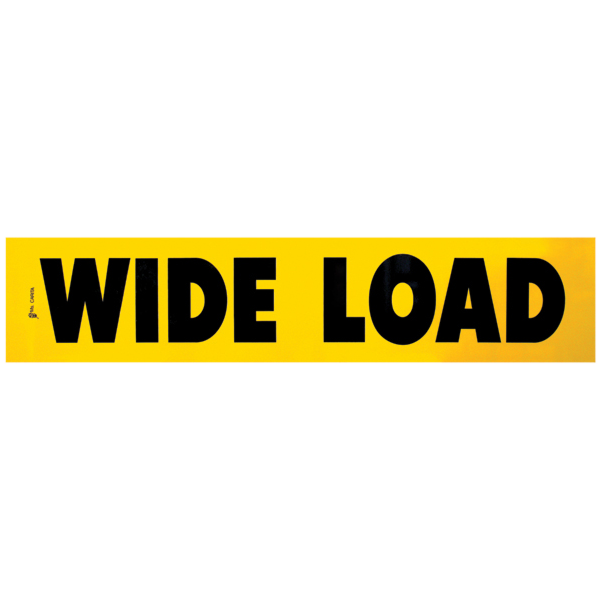 Aluminum Wide Load Sign 18 Inch x 84 Inch