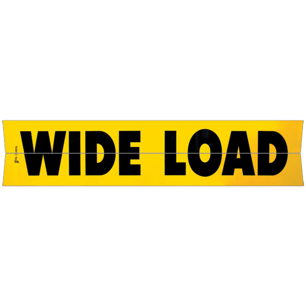 Aluminum Hinged Wide Load Sign 18 Inch x 84 Inch