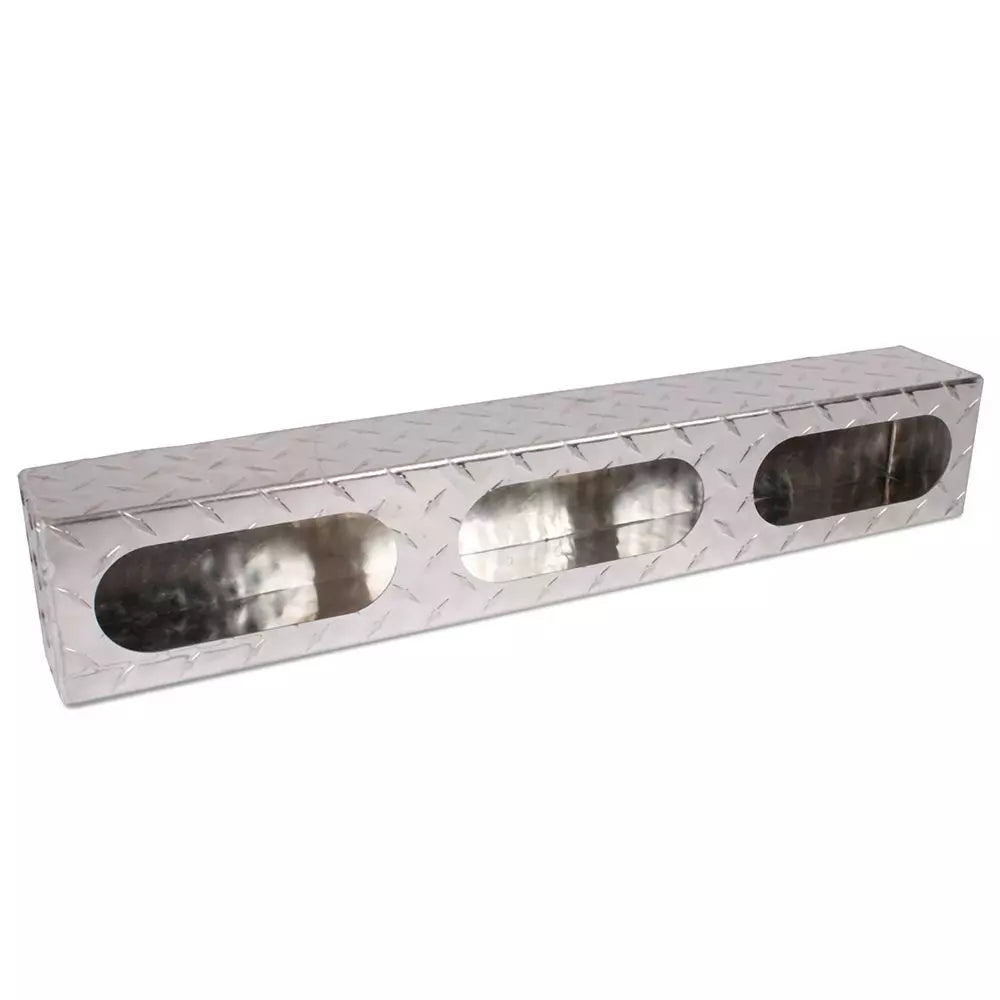 Aluminum Triple Mounting Box (3) 6.5" Oval Holes