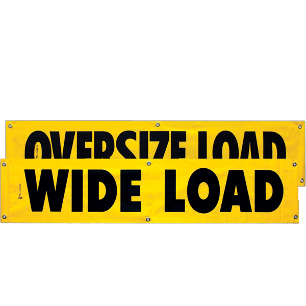 
                      
                        Vinyl Two Sided Oversize Load/Wide Load Banner with Grommets 18 Inch x 84 Inch
                      
                    