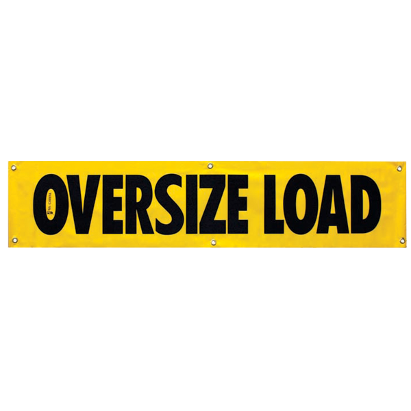 
                      
                        Vinyl Oversize Load Banner with Grommets 18 Inch x 84 Inch
                      
                    