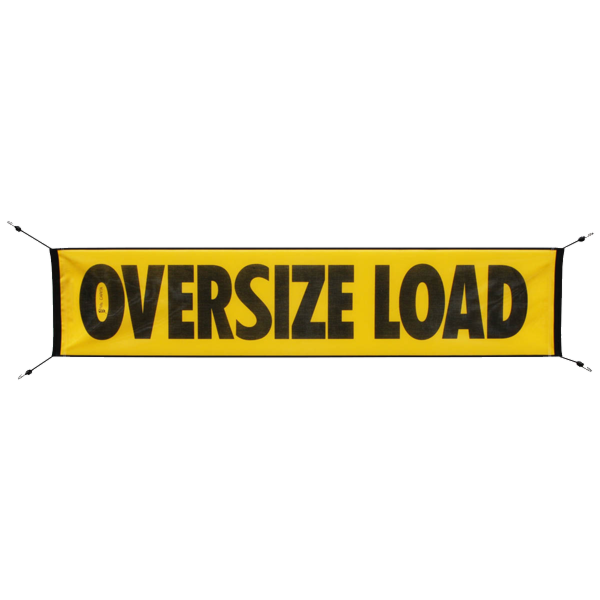 
                      
                        Vinyl Oversize Load Banner with Bungees 18 Inch x 84 Inch
                      
                    