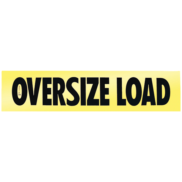 Wood Reflective Oversize Load Sign 18 Inch x 84 Inch