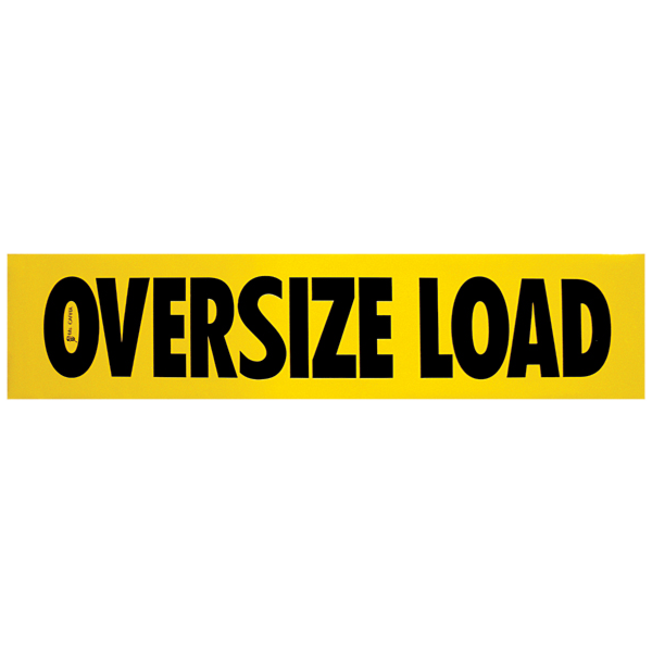 Wood Oversize Load Sign 18 Inch x 84 Inch