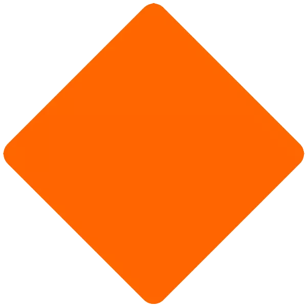 Blank Safety Roadside Roll-Up Sign with Frames - 36 Inch Sign