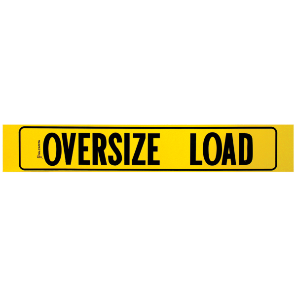 Aluminum Oversize Load Sign with Border