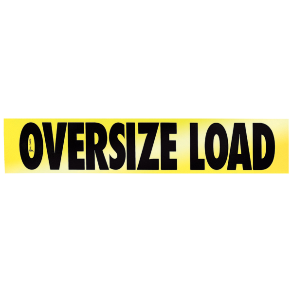 Aluminum Reflective Oversize Load Sign (CO Req) 12 Inch x 60 Inch