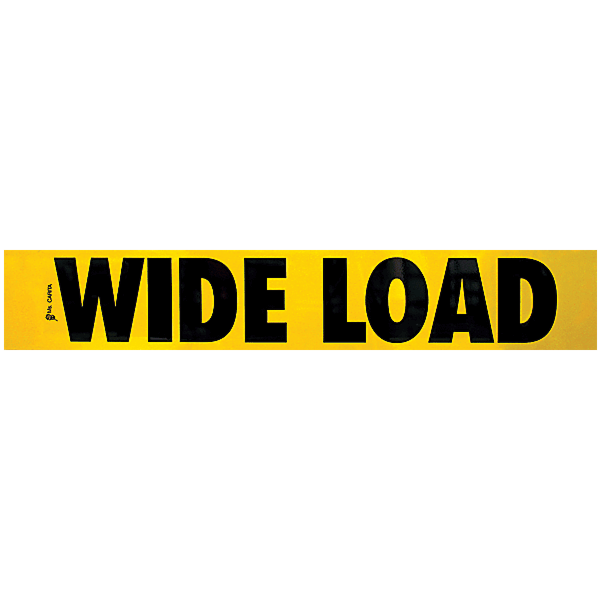 Wide Load Decal 12 Inch x 72 Inch