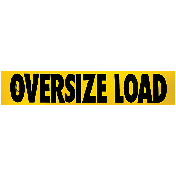 Oversize Load Decal (CO Required) 12 Inch x 60 Inch