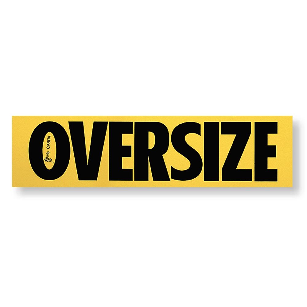 Oversize Decal 12 Inch x 48 Inch