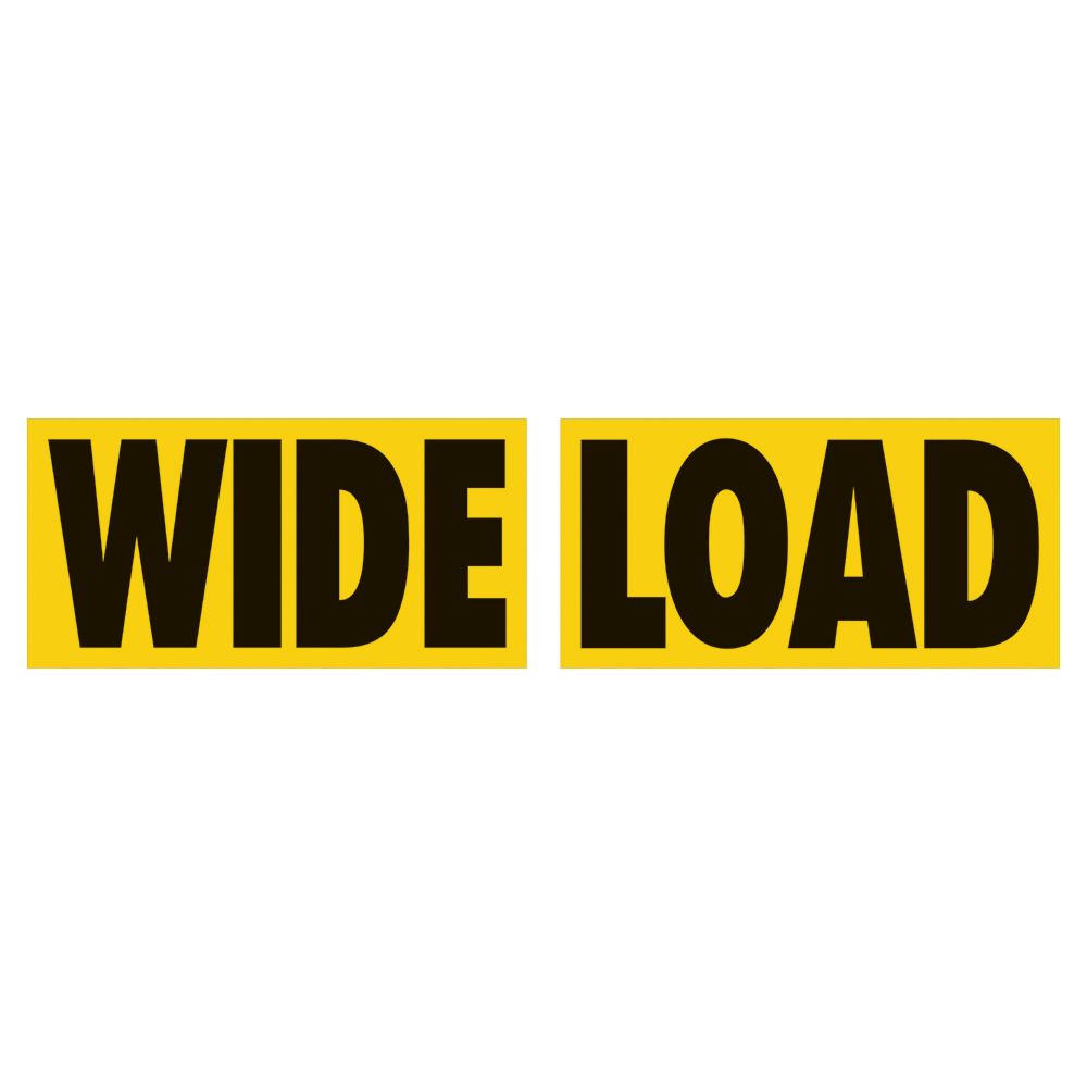 Magnetic 2 Piece "WIDE" "LOAD" Sign