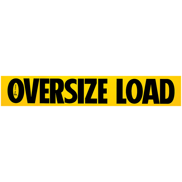 Magnetic Oversize Load Sign 12 Inch x 72 Inch