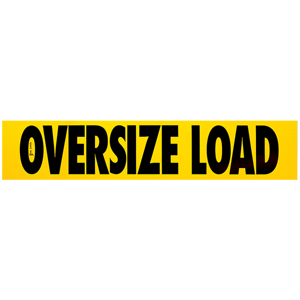 
                      
                        Magnetic Oversize Load Sign 12 Inch x 60 Inch
                      
                    