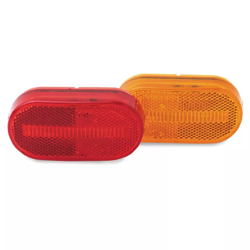 4" x 2" Oblong Marker Light, 4 LED, 2 Wire