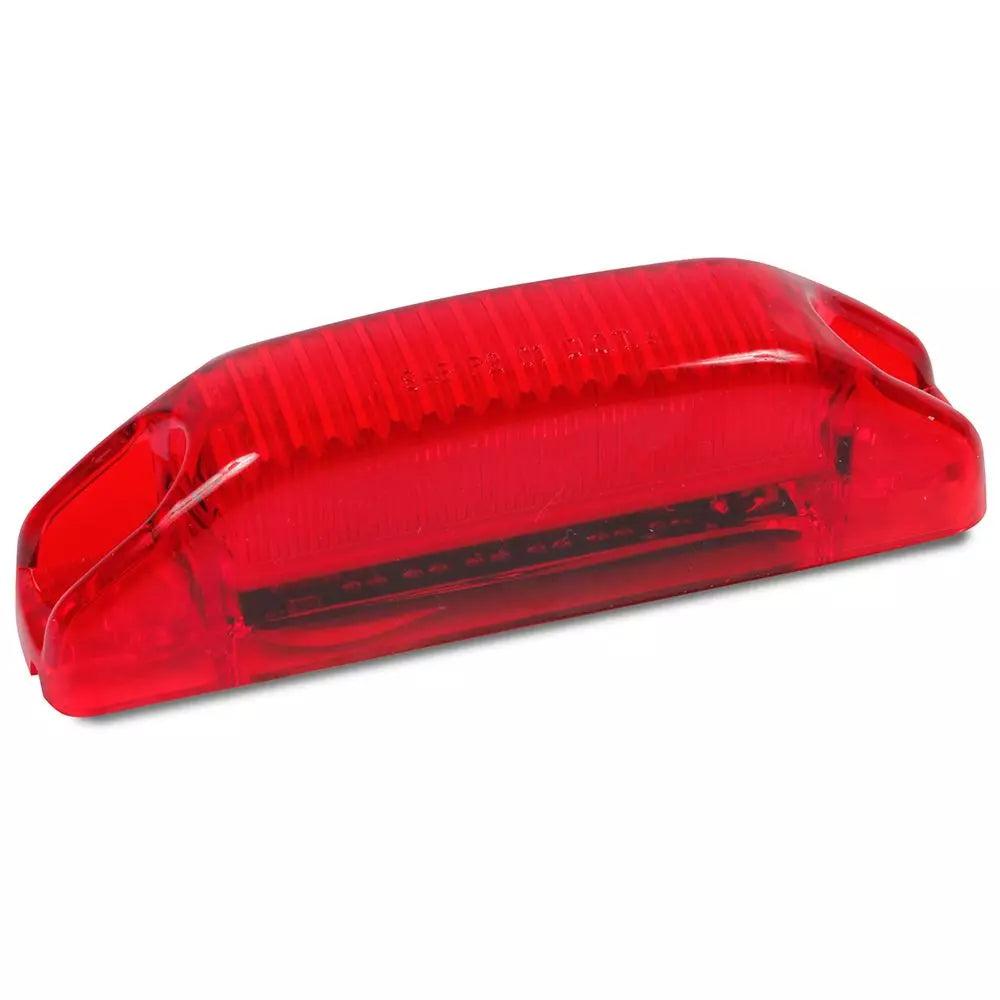 0.75 Inch x 4 Inch Sealed Rectangular Marker Light - Red