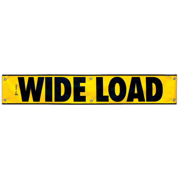 Mesh Wide Load Banner 12 Inch x 72 Inch