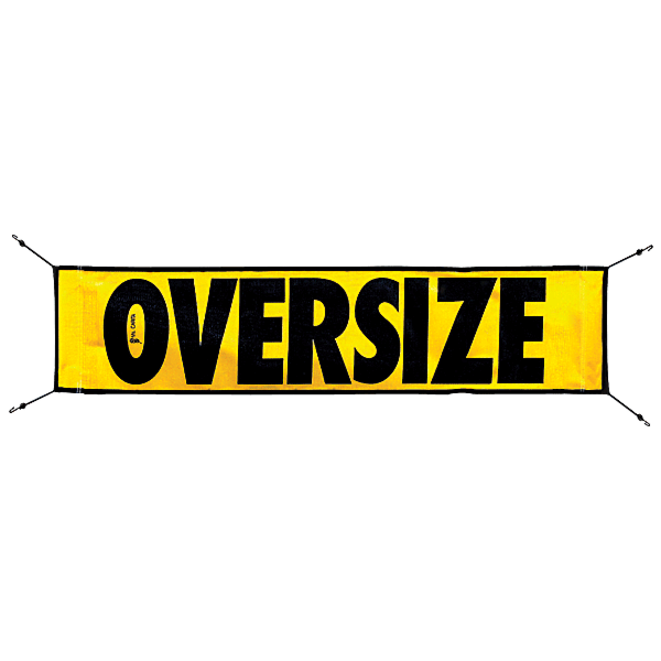 
                      
                        Mesh Oversize Load Banner with Bungees (AK req) 12 Inch x 48 Inch
                      
                    