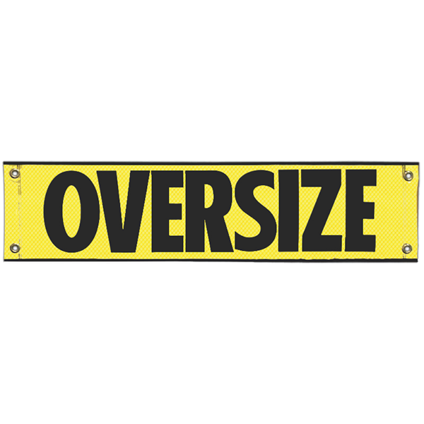 Vinyl High Intensity Reflective Oversize Banner (AK Required) 12 Inch x 48 Inch