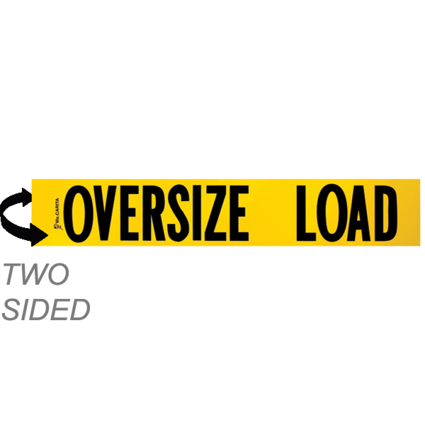 Wood Two-Sided Oversize Load Sign (CO Req) 10 Inch x 60 Inch