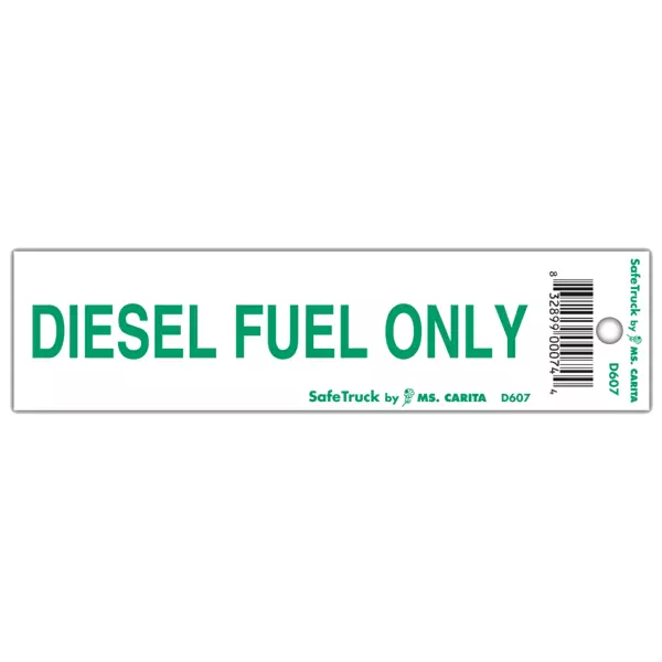 diesel fuel only decal vinyl sticker