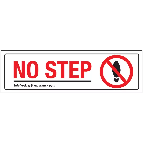 No Step Decal