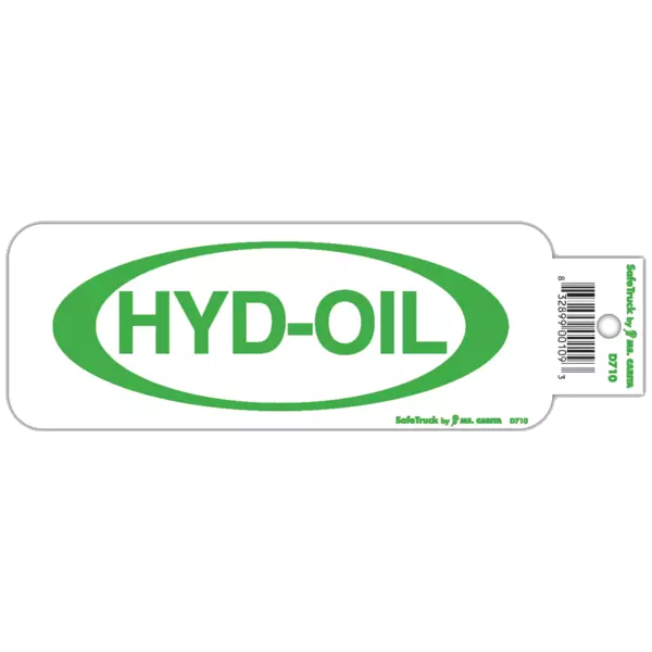 Hyd-Oil with Oval Equipment Decal