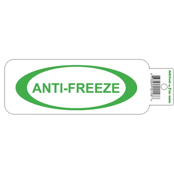 Anti-Freeze with Oval Equipment Decal