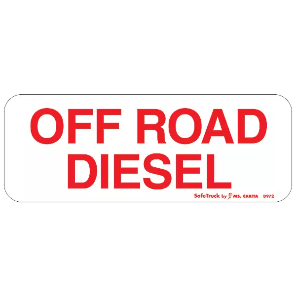 Off Road Diesel Decal