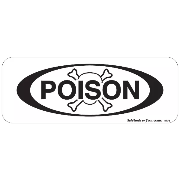 Poison Vinyl Decal Sticker