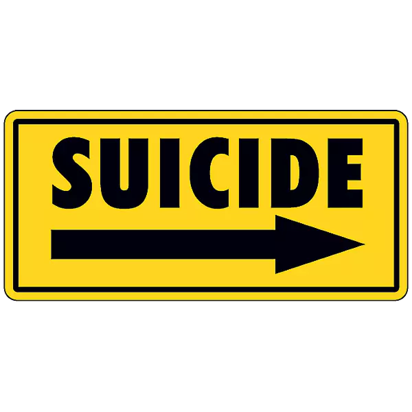 Suicide with Arrow Decal