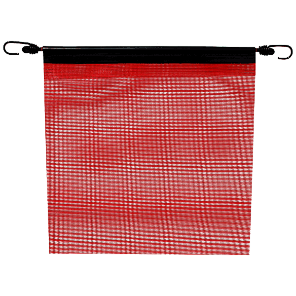 18" Mesh Red Bungee Flag