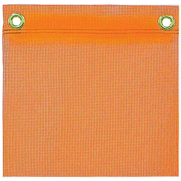 Mesh Flo-Orange Grommet Flag