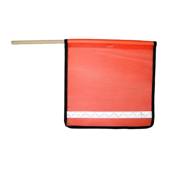 
                      
                        Reflective Mesh Flo-Orange Staff Flag
                      
                    