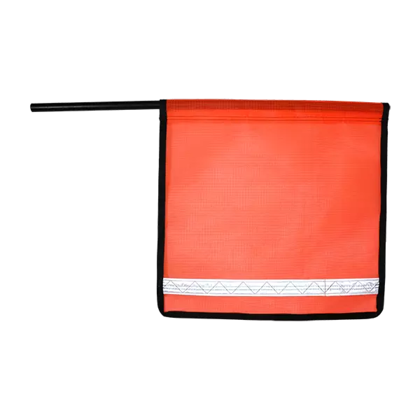 
                      
                        Reflective Mesh Flo-Orange Staff Flag
                      
                    