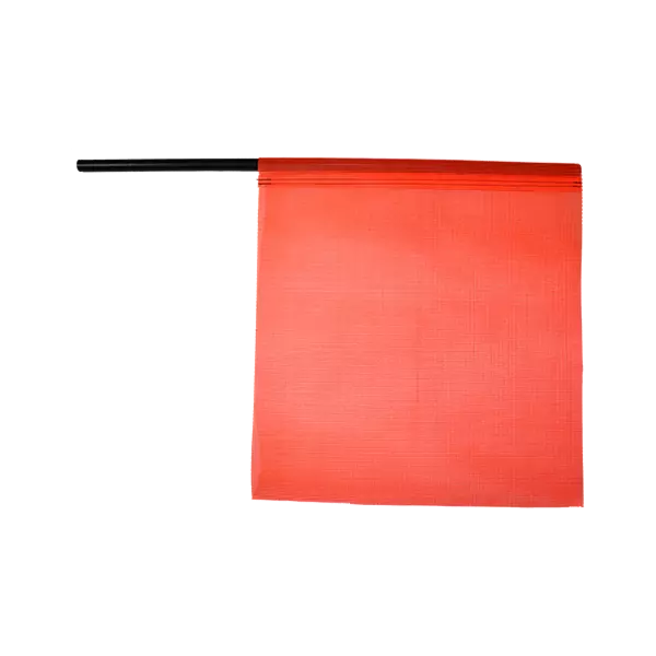 Mesh Flo-Orange Staff Flag