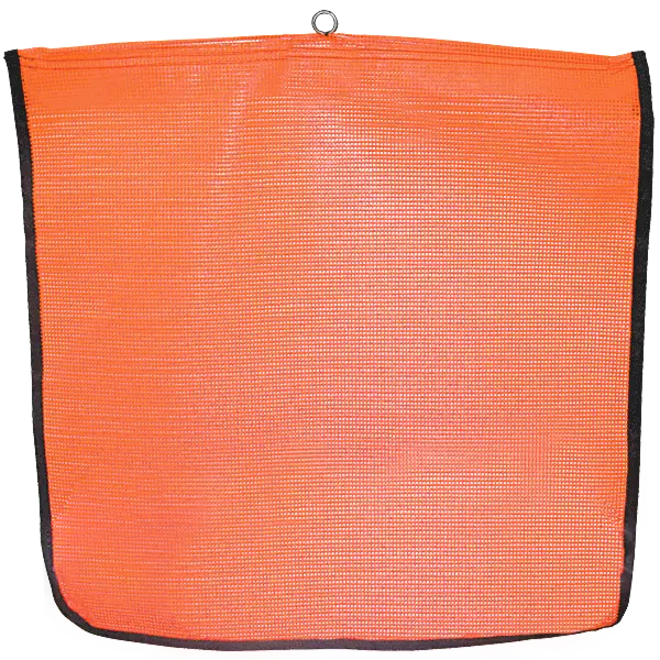 Flo-Orange Mesh Wire Loop Flag