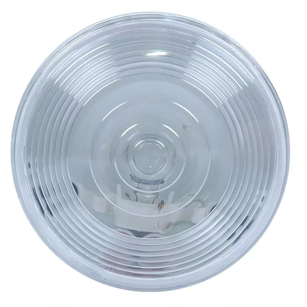 4" Round Clear Light, Grommet, Plug