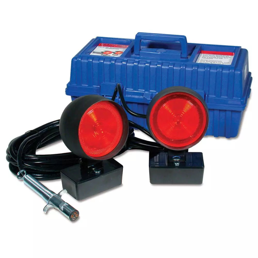 HD Suction Cup Tow Lights, 30ft Cord, 4 Rnd Plug/ Carrying Case